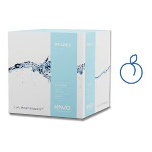 Lukket kasse med KaVo PROPHYpearls samt fersken-ikon