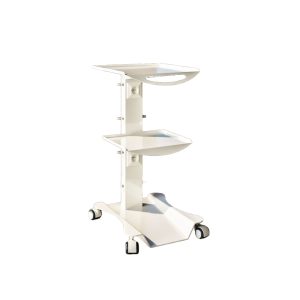 ASTRA mobilvogn i hvid med 2 hylder og el-udtag